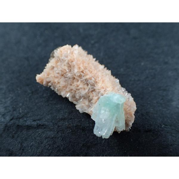 最高品質グリーン魚眼石（Apophylite・アポフィライト） ヒマラヤ山脈,Nasik, Indiia 産　寸法　：　33.4X20.1X13.2mm/6.1g｜vecsutoneclub｜02