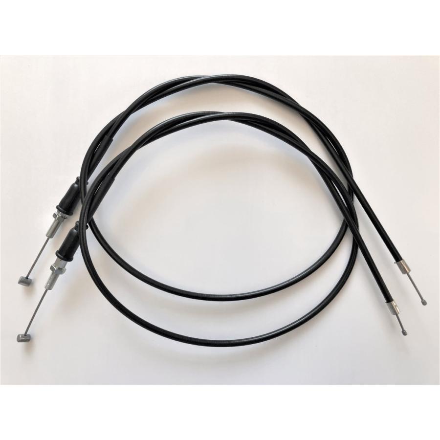 BMW　軽量テフロン加工　アクセルワイヤー　スロットルケーブル　2本セット　R100RS　モノレバー　R80　R65　R100/7　R90/6　R75/6　R75/5 | 
