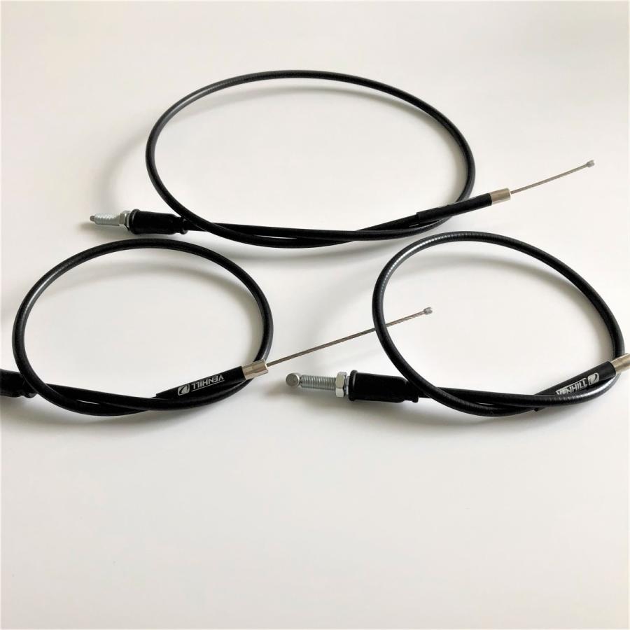 BMW　軽量　アクセルワイヤー　スロットルケーブル　ハイハンドル用　3本セット　ツインサス 1981〜1984年　R100RT　R80RT |  | 01