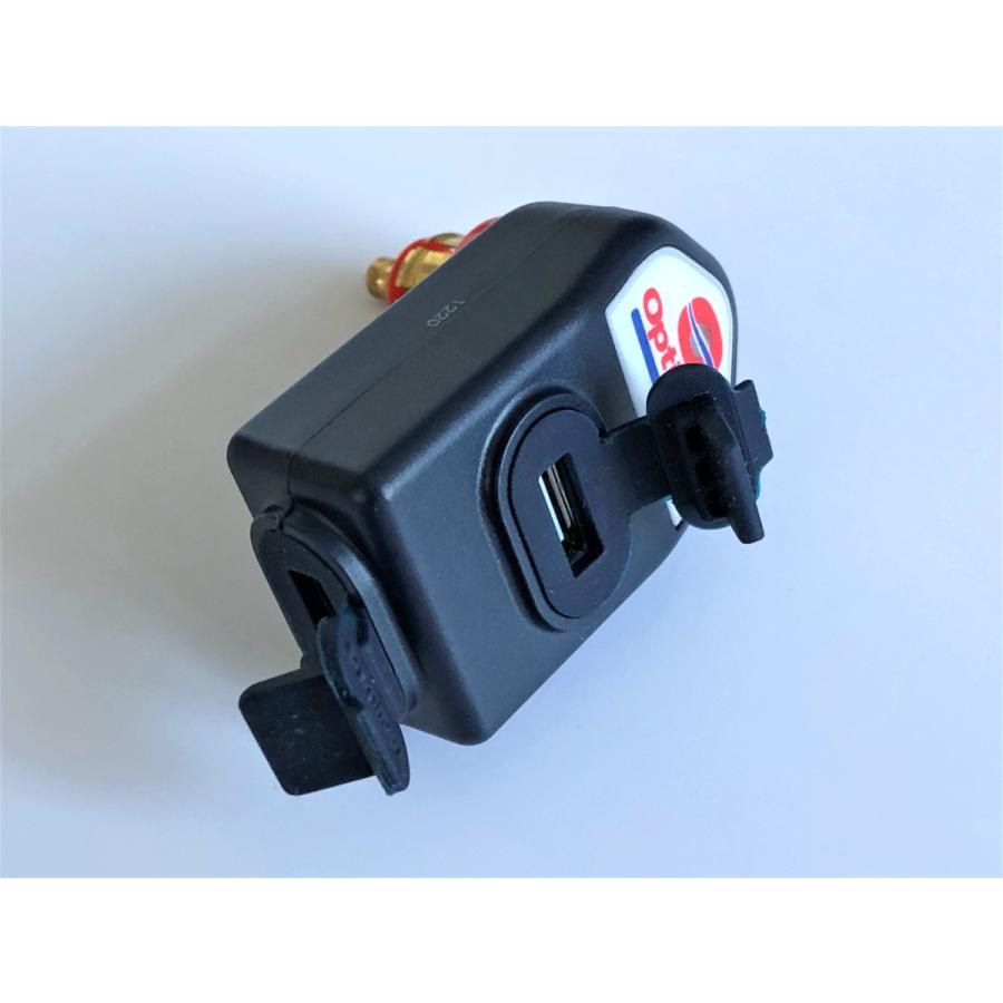 ヘラープラグ → 2連USBソケット変換　防水　オプティメイト　USBチャージャー　BMW　R100RS　R100GS　R90S　R1200GS　RnineT |  | 08