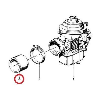 BMW　キャブレター ラバースリーブ　インシュレーター　R100RS　R100RT　モノレバー モデル用 |  | 03