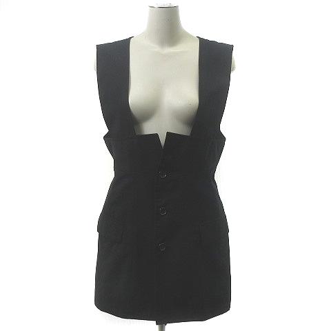 クリアランスバーゲン 中古 コムデギャルソン Comme Des Garcons Gj m ヴィンテージ オールド ワンピース ミニ 無地 M 黒 ブラック Ibs90 レディース ベクトル 古着 シニアファッション Toscelikspecialsteel Com