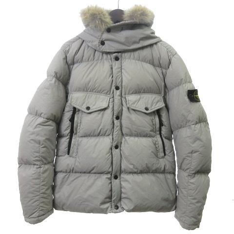 中古 ストーンアイランド Stone Island ダウンジャケット コーティング フーデットファー グレー系 M Ibs90 メンズ ベクトル 古着 001 ブランド古着販売のベクトル 通販 Yahoo ショッピング