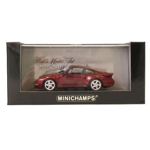 未使用品 ミニチャンプス MINICHAMPS ポルシェ Porsche 911 turbo 1995 1/43 ミニカー 自動車 模型 Red metallic 赤 レッド｜vectorpremium