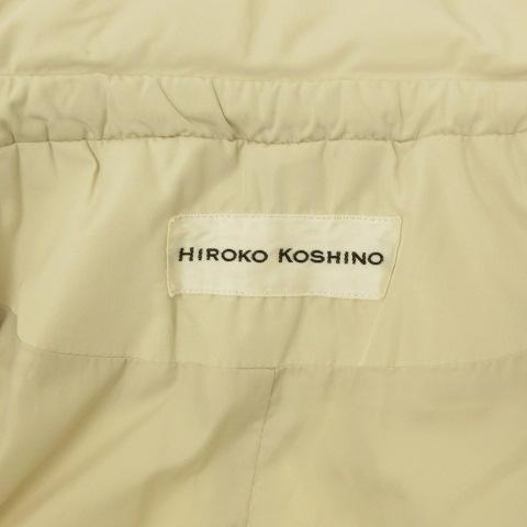 ヒロココシノ   ダウン コート ショールカラー 刺繍