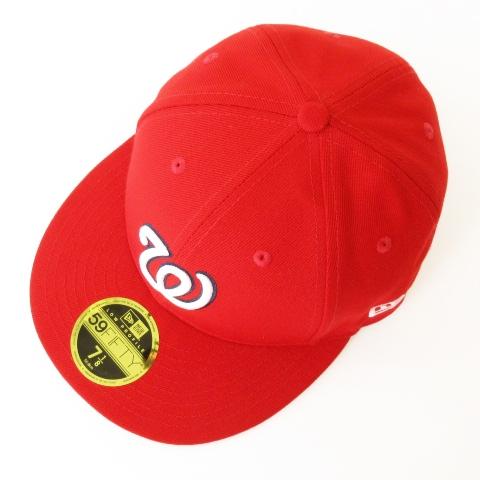 ニューエラ NEW ERA 美品 59FIFTY LOW PROFILE LP MLB W ワシントン 