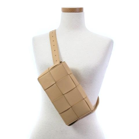 ボッテガヴェネタ BOTTEGA VENETA 美品 カセット ベルトバッグ