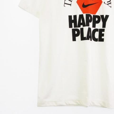 ナイキ NIKE THE NIKE TEE DRY FIT HAPPY PLACE Tシャツ カットソー 半袖 プリント FD0141 白 ホワイト L トップス ■ECS メンズ｜vectorpremium｜03