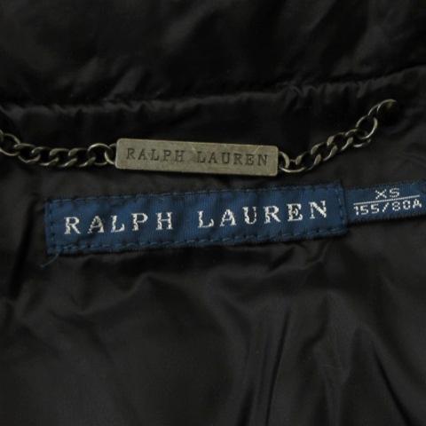 ラルフローレン RALPH LAUREN ベルテッド ダウン ジャケット ベルト付き ジップアップ 363182 黒 ブラック XS アウター レディース｜vectorpremium｜07