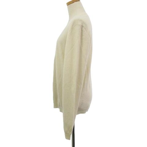 LIVIANA CONTI - リビアナコンティ カシミヤ混 カーディガン ワンポイント刺繍 白系 40 リビアナコンティ Liviana Conti カシミヤ混 カーディガン ワン