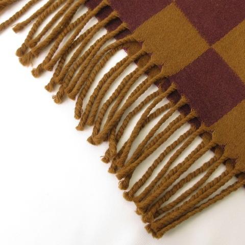 FENDI フェンディ ズッカ柄 ストール マフラー フリンジ FENDI フェンディ ズッカ柄 ストール マフラー フリンジ