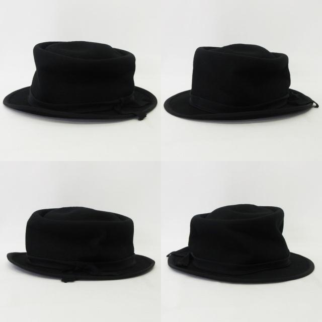 カシラ CA4LA ウール ハット リボン 黒 ブラック 帽子 ■SH レディース｜vectorpremium｜05