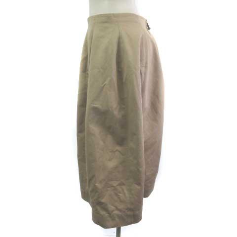 マルニ MARNI ロングスカート ミモレ丈 フレア ベージュ 36  