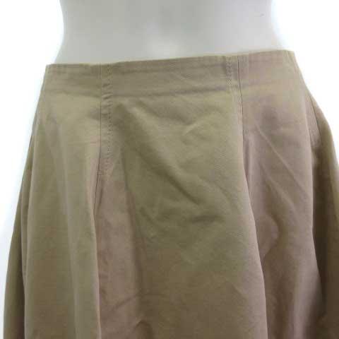 マルニ MARNI ロングスカート ミモレ丈 フレア ベージュ 36  