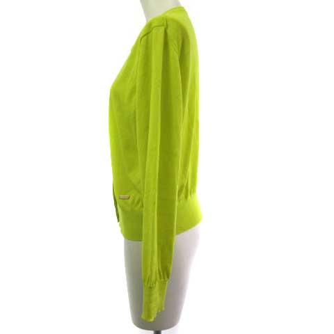 新品未使用 ブルーレーベルクレストブリッジ クール カーディガン イエロー 38 ブルーレーベルクレストブリッジ BLUE LABEL CRESTBRIDGE クール