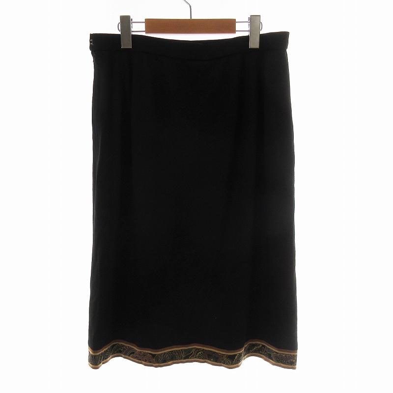 LEONARD 黒 タイトスカート 