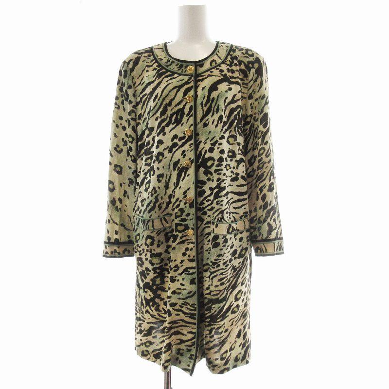 レオナール LEONARD FASHION ファッション カーディガン レオパード 肩 