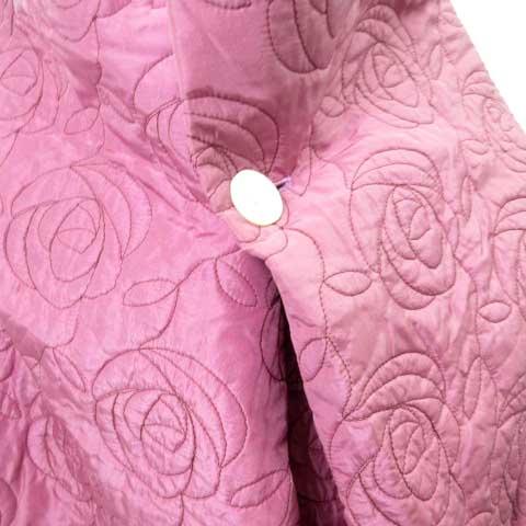 tricot Comme des Garçons】フローラル中綿変形ポンチョ