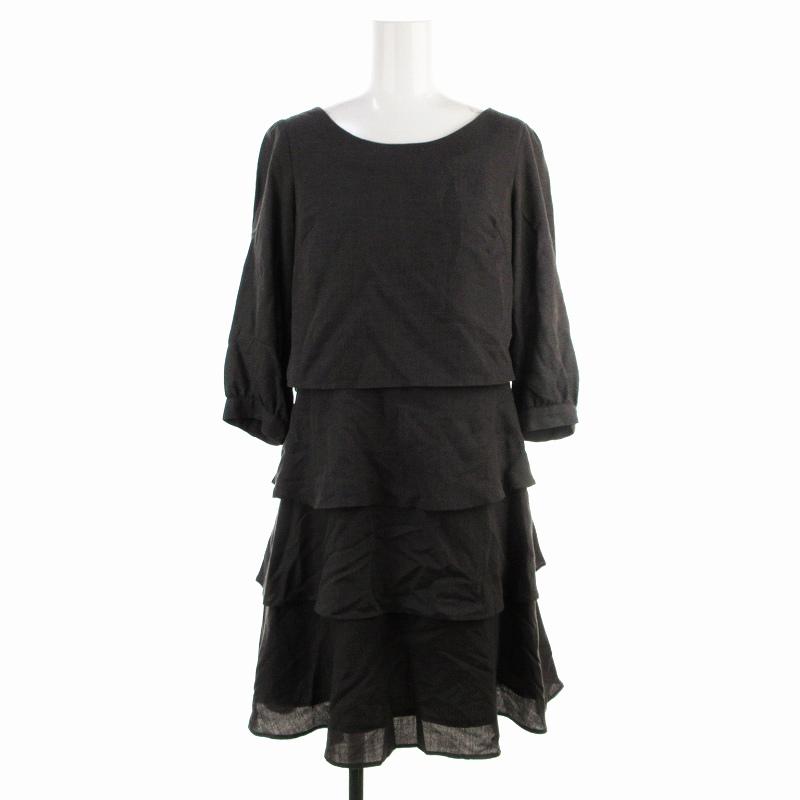 ギャラリービスコンティ GALLERY VISCONTI ワンピース ひざ丈 長袖  