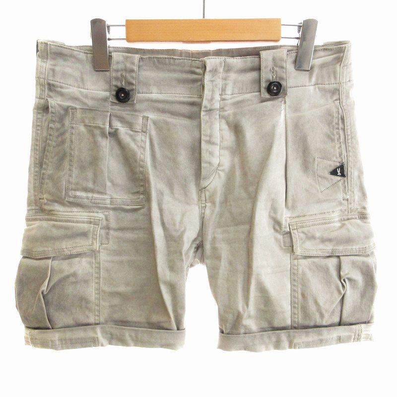 デンハム DENHAM ショートパンツ ハーフ ジップフライ ロールアップ 26 