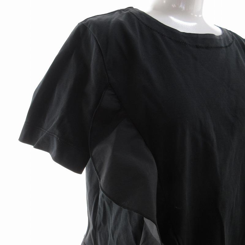 値下げ 新品 CELFORD セルフォード ショルダーフリルペプラムカットソー セルフォード CELFORD 異素材コンビペプラムカットソー フリル