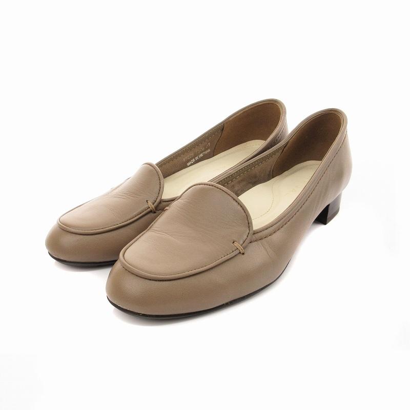 中古】REGAL(リーガル) 手堅い パンプス タッセル ベージュ×白 レザー