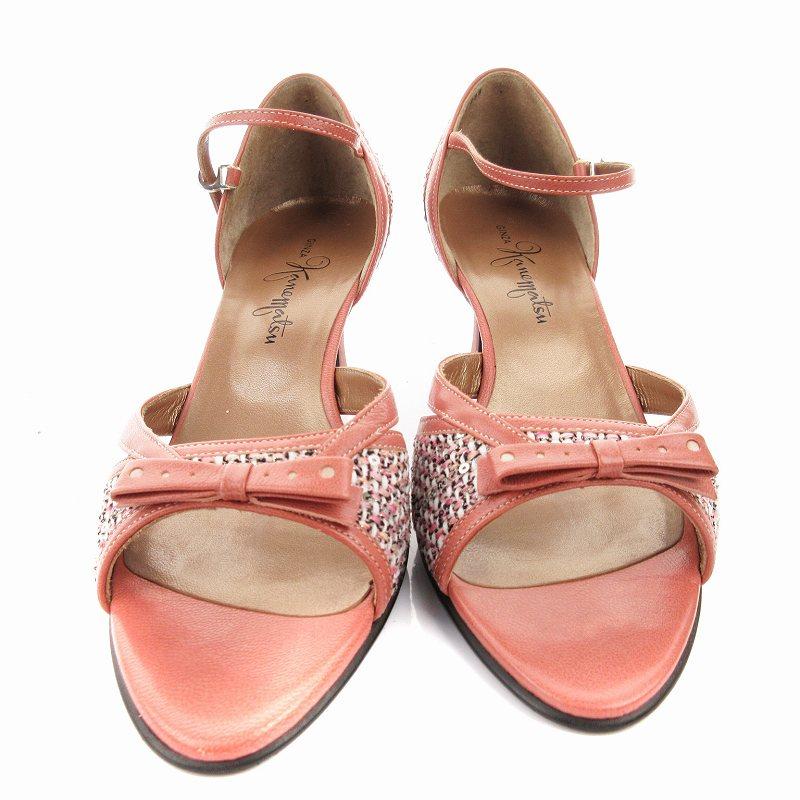 GINZA Kanematsu 銀座かねまつ サンダル パンプス 靴 ストラップ