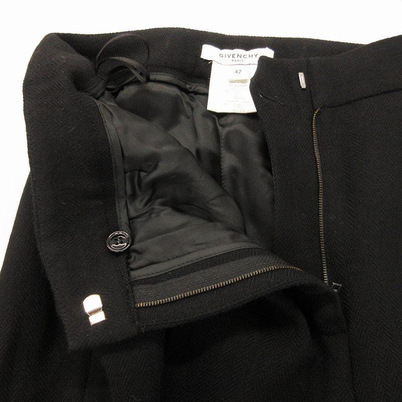 ジバンシィ GIVENCHY 美品 パンツ スラックス ヘリンボーン