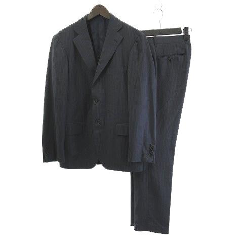 シップス スーツ ロロピアーナ 44 セットアップ ブラック 段返り シップス スーツ ロロピアーナ 44 セットアップ ブラック 段返り