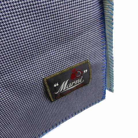 MARNI マルニ 美品 GLMA0090BKUTWA23CHB74 ブルー チェック