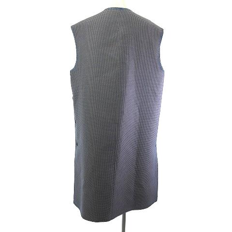 ウールコート 美品 ブルー色&グレーバッグ MEDE19F 撥水加工をほどこしたライトトレンチコート〈セージ