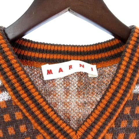 MARNI（マルニ） MARNI CVMG0102Q0 23AW 50s CHECK ニットベスト