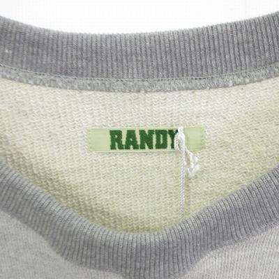 未使用品 ランディ RANDY タグ付き SS25-RCS01 WATCH スウェット プル