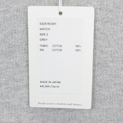 未使用品 ランディ RANDY タグ付き SS25-RCS01 WATCH スウェット プル