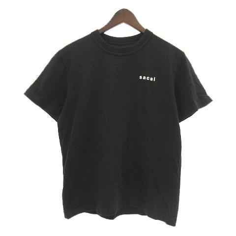 黒2新品 sacai レディース 切り替え シアー Tシャツ サカイ ブラック sacai - 【新品】 sacai / サカイ | 2021SS | 異素材 ナイロン