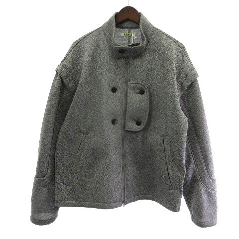 【中古】未使用品 ランディ RANDY タグ付き SS25-RBL04 CHIMNEY GREY ジャケット ハイネックブルゾン グレー 2 メンズ 未使用品 ランディ RANDY タグ付き SS25-RBL04 CHIMNEY GREY