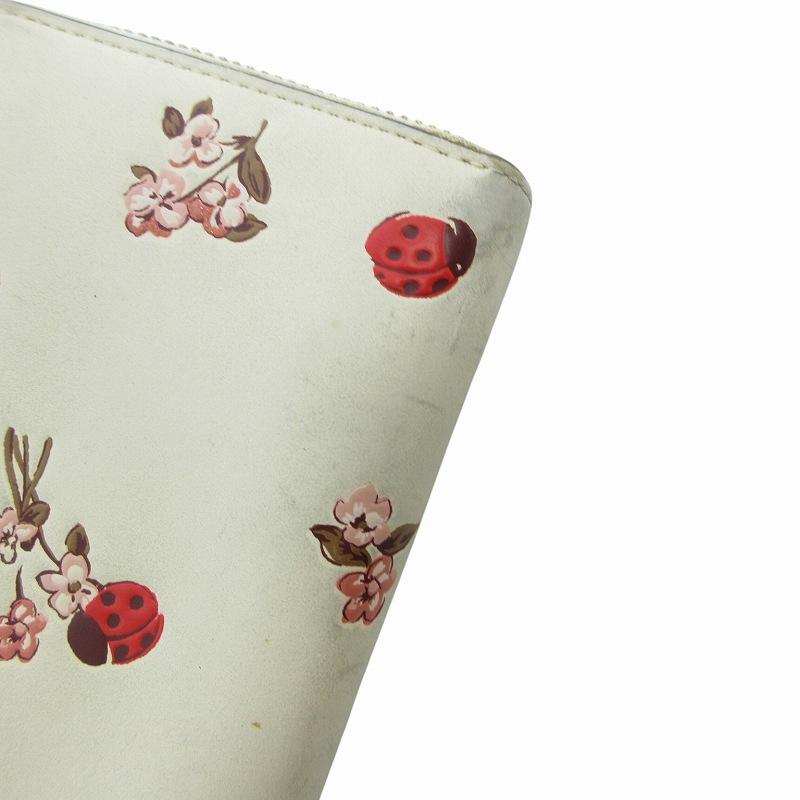 COACH コーチ 長財布 ウォレット 花柄 てんとう虫柄 ラウンド COACH コーチ 長財布 ウォレット 花柄 てんとう虫柄 ラウンド