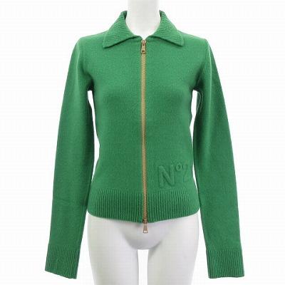 ヌメロヴェントゥーノ N°21 美品 ニット ジップアップ セーター  