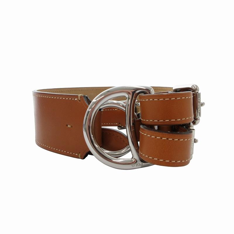 ポロ ラルフローレン POLO RALPH LAUREN ベルト バックル レザー ロゴ