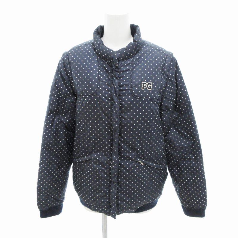 パーリーゲイツ PEARLY GATES リバーシブル ダウンジャケット ドット柄