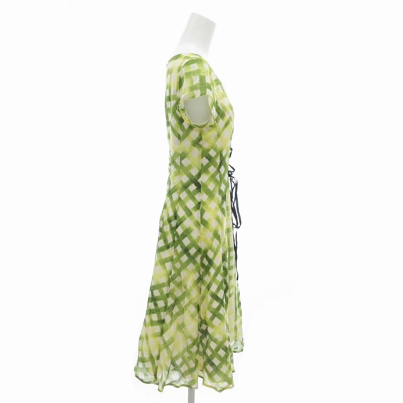 美品 レーヨン素材 sybilla シビラ ワンピース 緑 【公式通販】