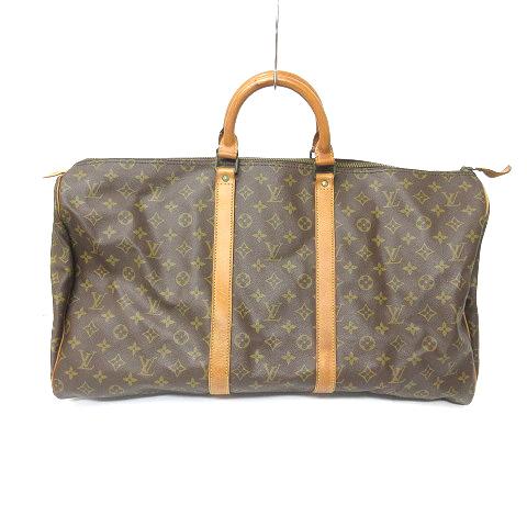 LOUIS VUITTON ボストンバッグ キーポル バンドリエール 50 茶