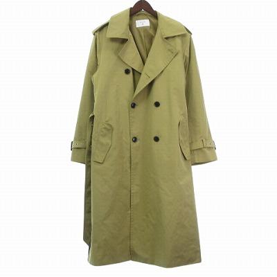 【中古】トーガ TOGA ARCHIVES アーカイブス ×  コラボ 希少 トレンチコート ロングコート ベージュ系 S メンズ トーガ TOGA ARCHIVES アーカイブス × H&M コラボ 希少 トレンチコート