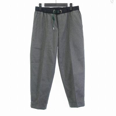 【美品】kolorBEACON（カラービーコン）イージースラックスのグレーパンツ カラー kolor ビーコン BEACON 美品 クライミングイージーパンツ