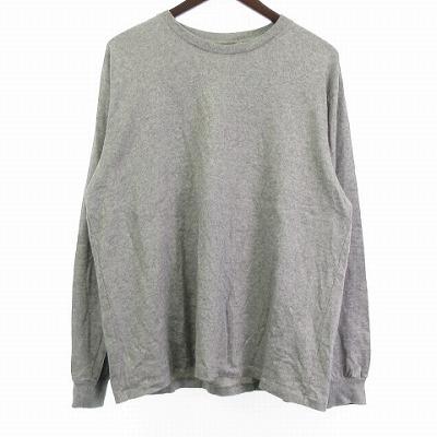AURALEE 濃いブルー 長袖カットソー AURALEE＞LUSTER LONG SLEEVE T―SHIRT/カットソー
