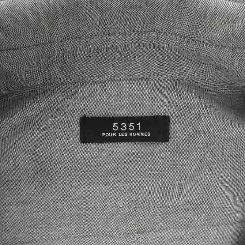 5351 POUR LES HOMMES 5351プールオム シャツ プルオーバー オープン