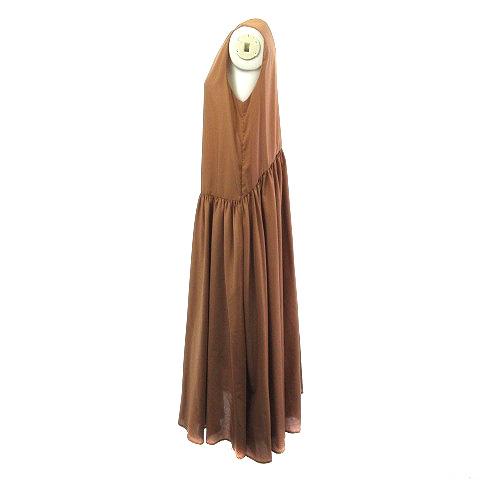 未使用品 アダワス ADAWAS タグ付き SPUN LAWN GATHERED DRESS