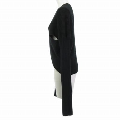 未使用品 シーオール SEEALL タグ付き シルクカシミヤリブクロス 