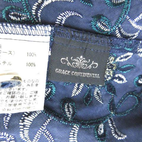 グレースコンチネンタル GRACE CONTINENTAL 0120431015 刺繍シャツ