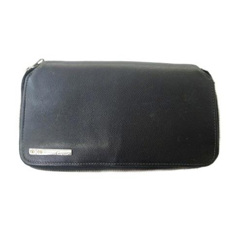 Cartier カルティエ 長財布 ウォレット レザー ラウンドジップ